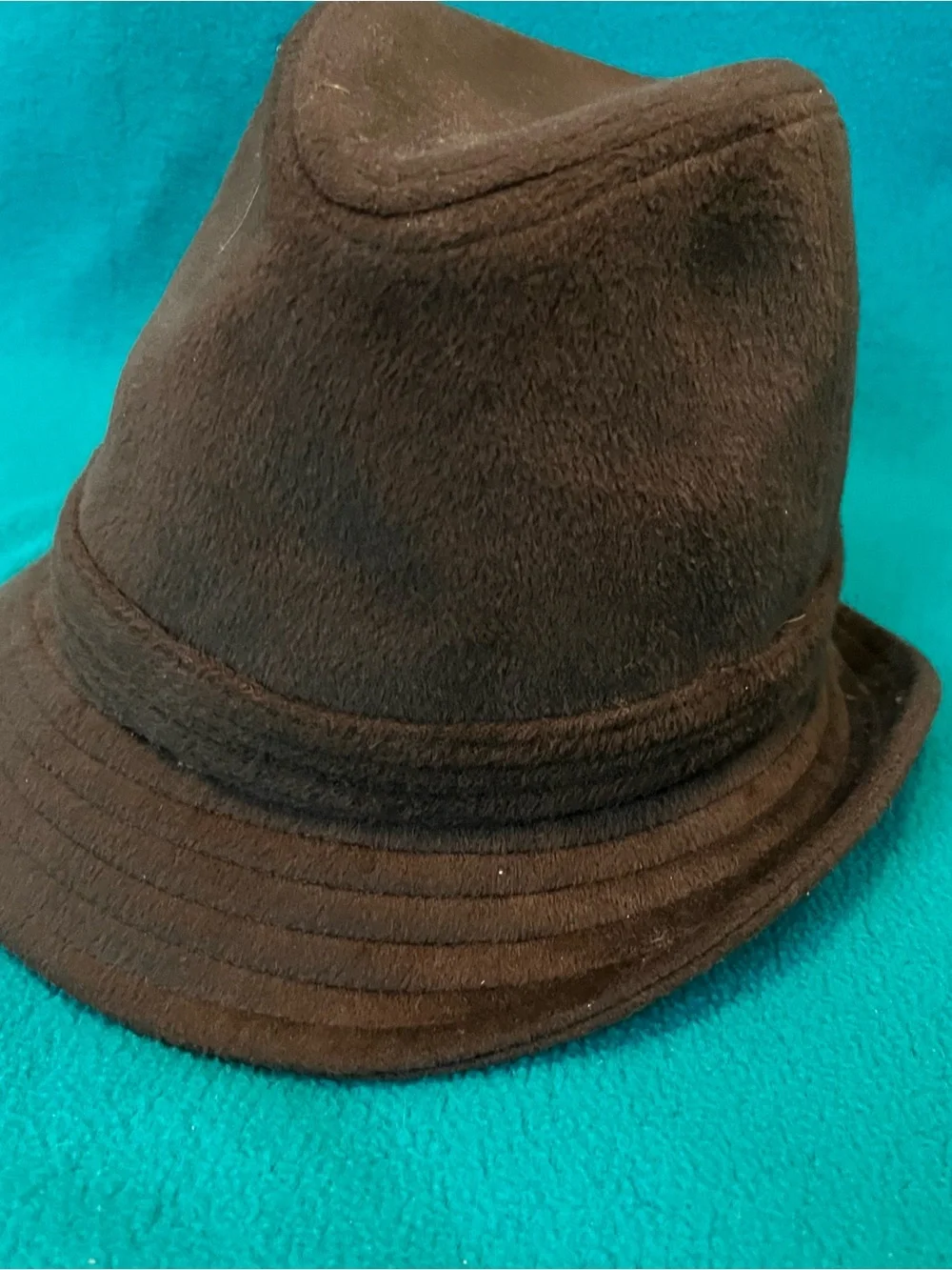 San Diego Hat Co Classic Brown Bucket Hat with Buckle Accent and Turned Up Brim